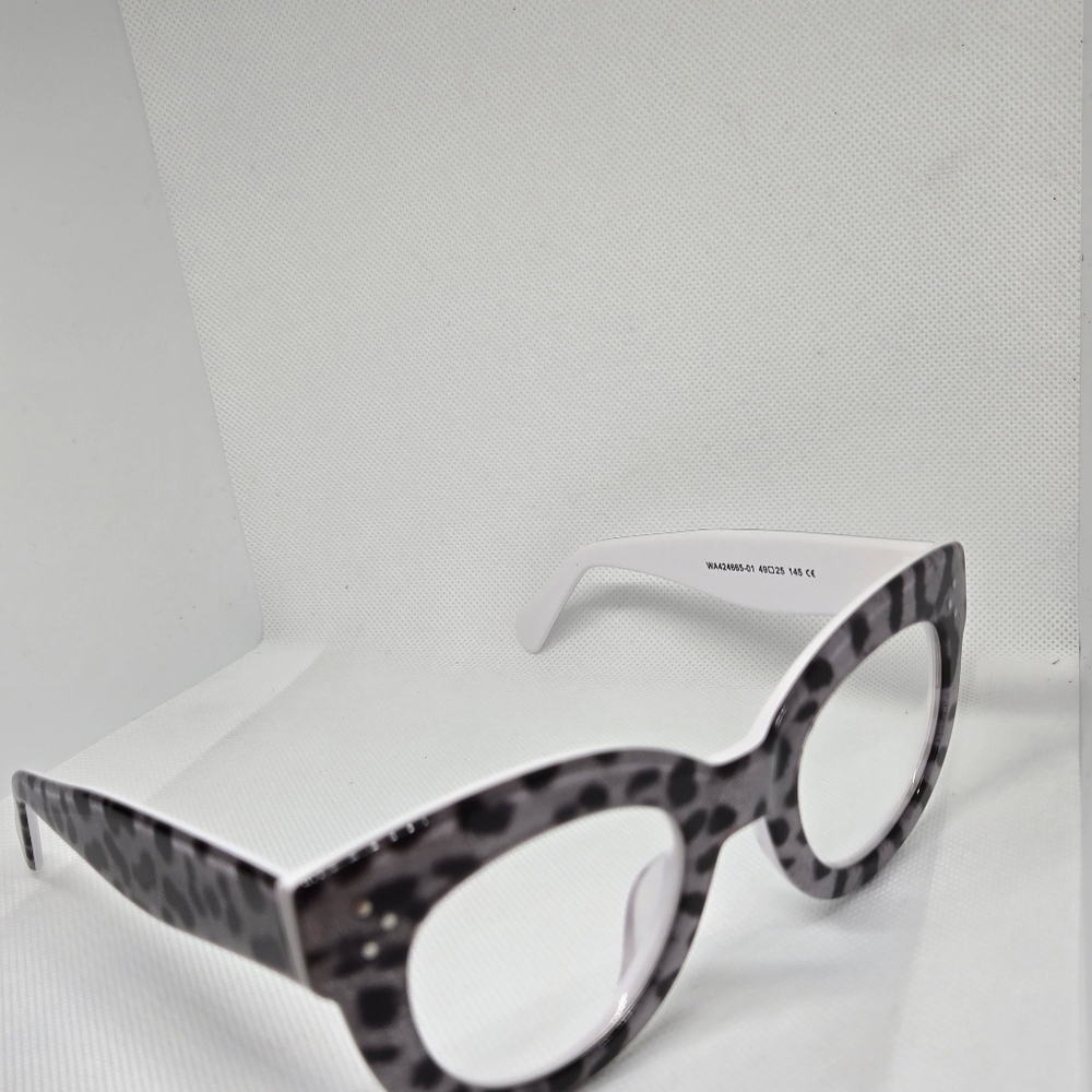 Leopard Print Cat-Eye Glasses - Picture 5 of 11